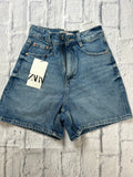 Zara Denim Shorts - Light Wash - Size 0