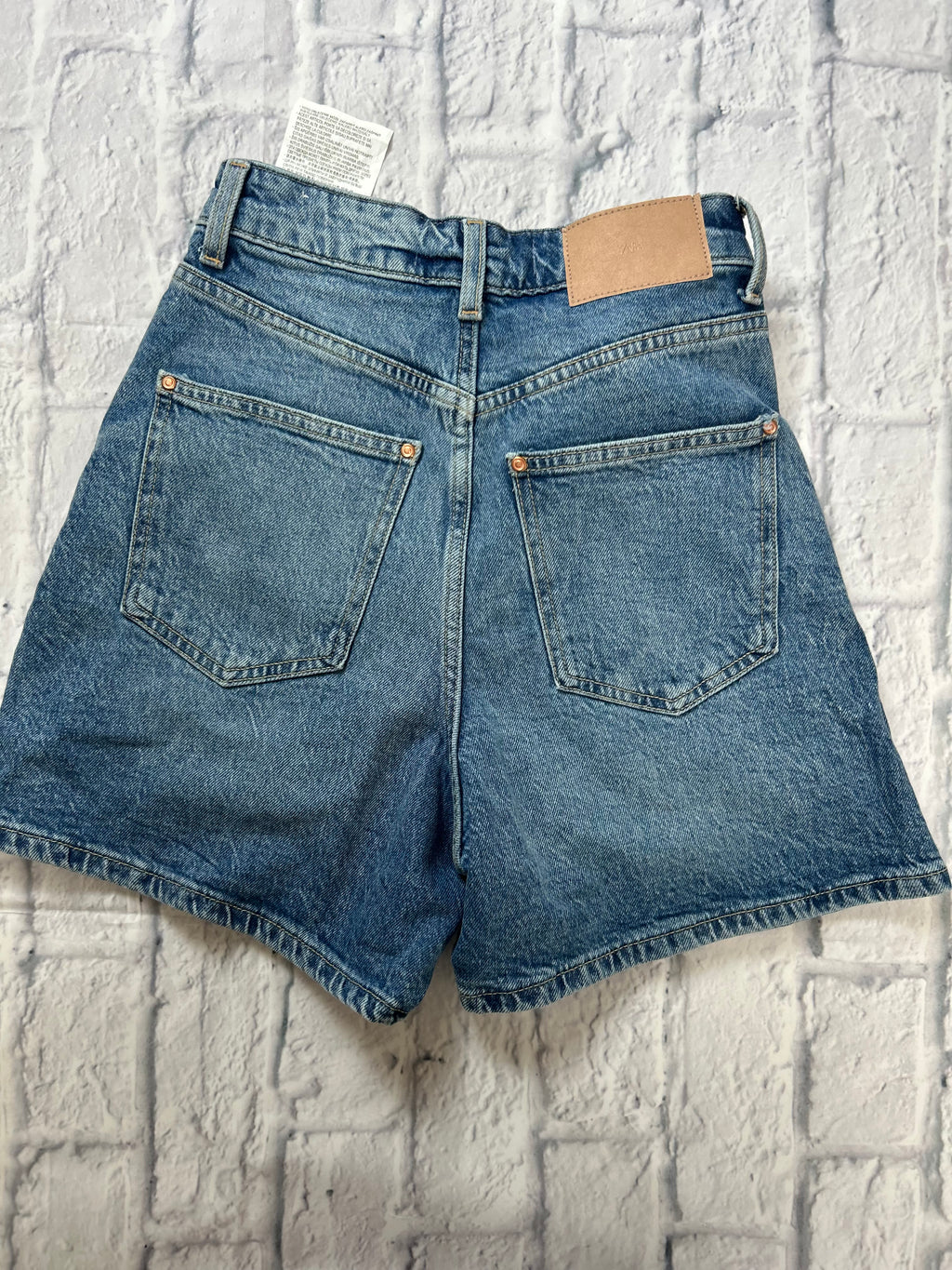 Zara Denim Shorts - Light Wash - Size 0