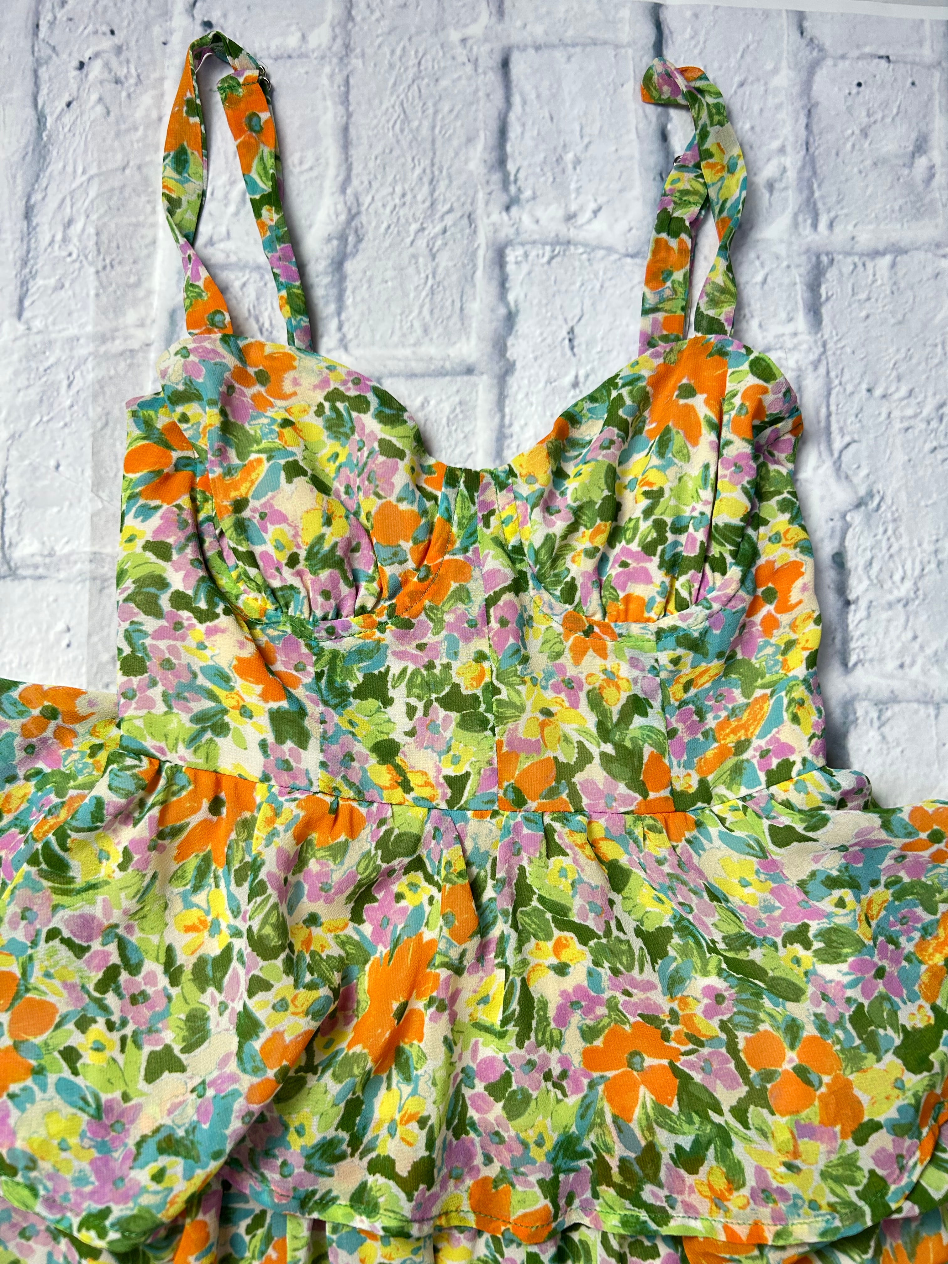 ASTR the Label Midsummer Midi Dress - Floral - Size XS